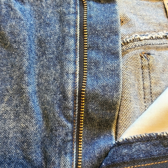 Vintage 1980's The Gap Stone Wash Denim Skirt Size 13/14 - Picture 10 of 16